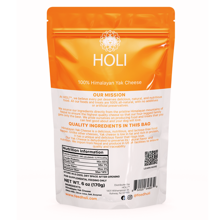 Dehydrated Himalayan Yak Cheese Dog Food Topper