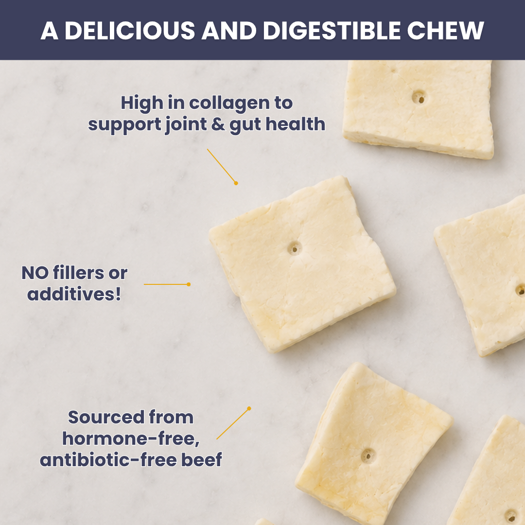 Beef Cheek Chips 3"-4" | Natural Dog Chews | Pack of 5