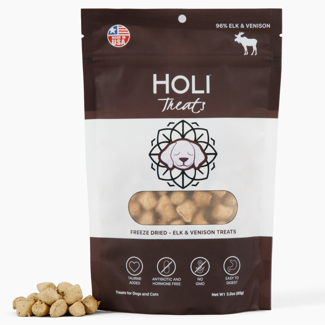 FeedHoli Elk & Venison Freeze-Dried Dog Treats