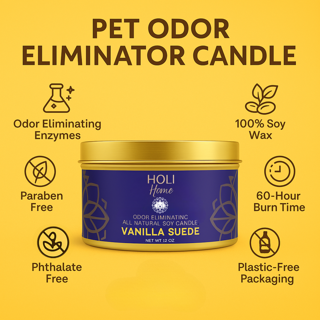 All Natural Soy Wax - Pet Odor Eliminator Candle