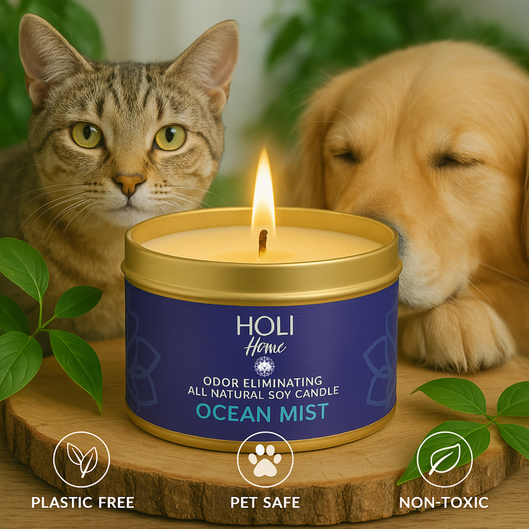 All Natural Soy Wax - Pet Odor Eliminator Candle