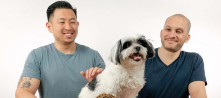 <p>That's when Wes, and co-founder Dave got together to figure it out. We wanted to create a dog food that wasn't just nutritious, but aso delicious! And why can’t we give dogs a variety of flavors?</p>