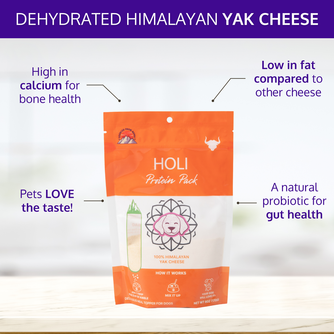 Dehydrated Himalayan Yak Cheese Dog Food Topper