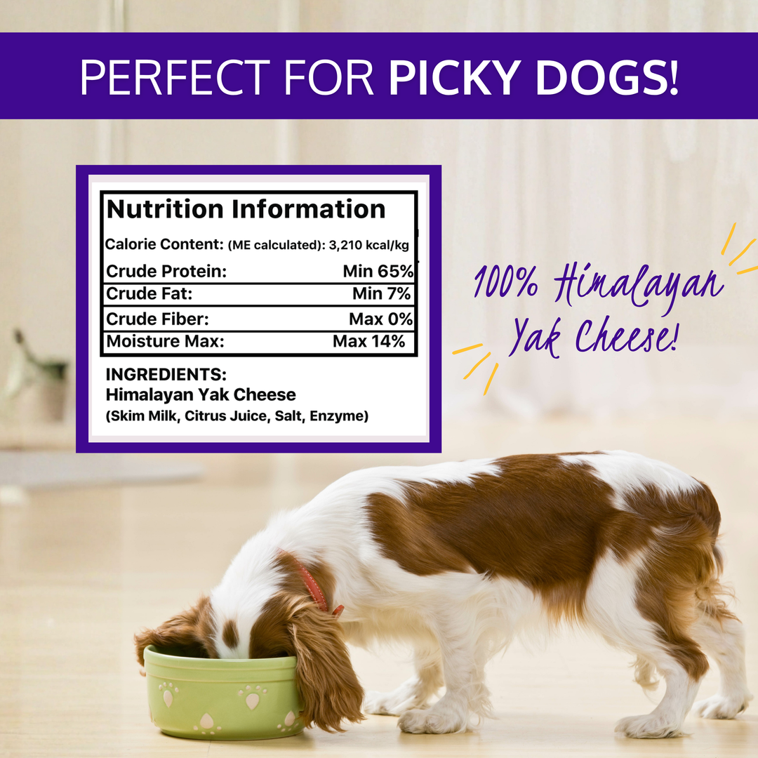 Dehydrated Himalayan Yak Cheese Dog Food Topper