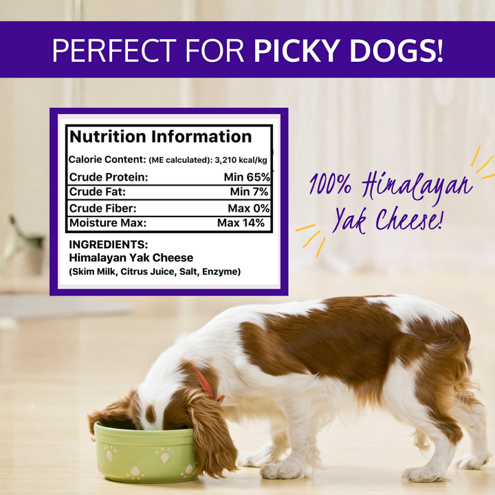 Dehydrated Himalayan Yak Cheese Dog Food Topper