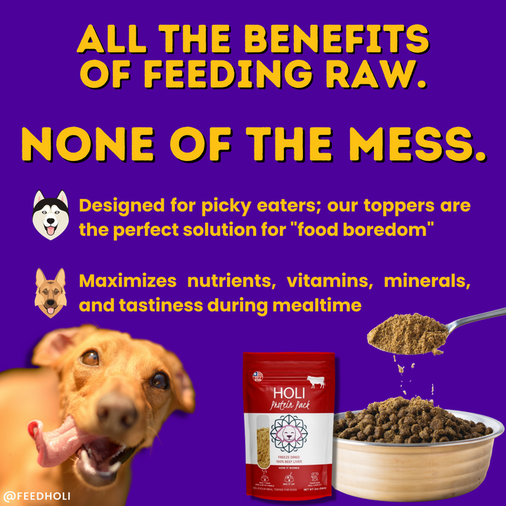 Beef Liver Dog Food Topper
