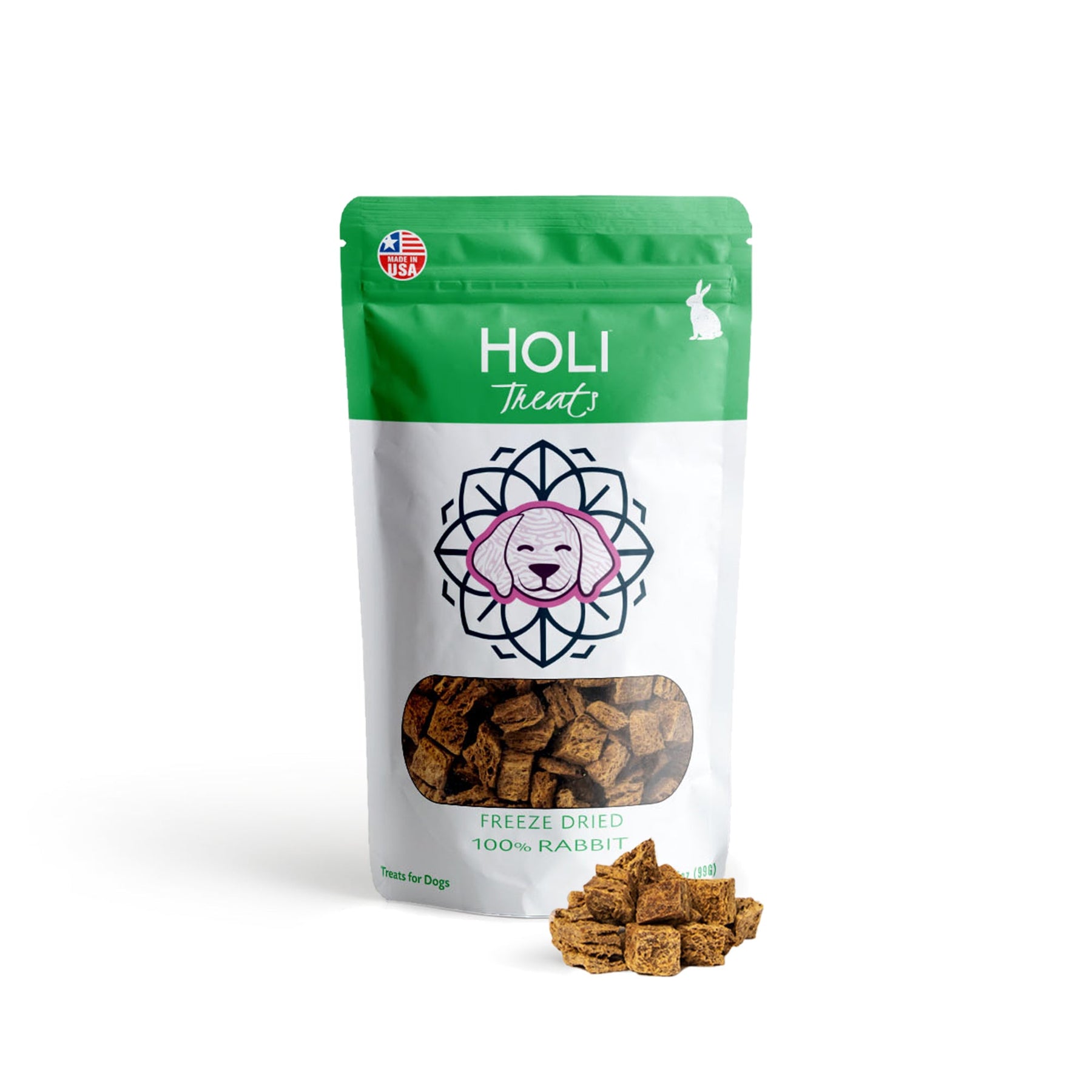 FeedHoli Rabbit Freeze-Dried Dog Treats